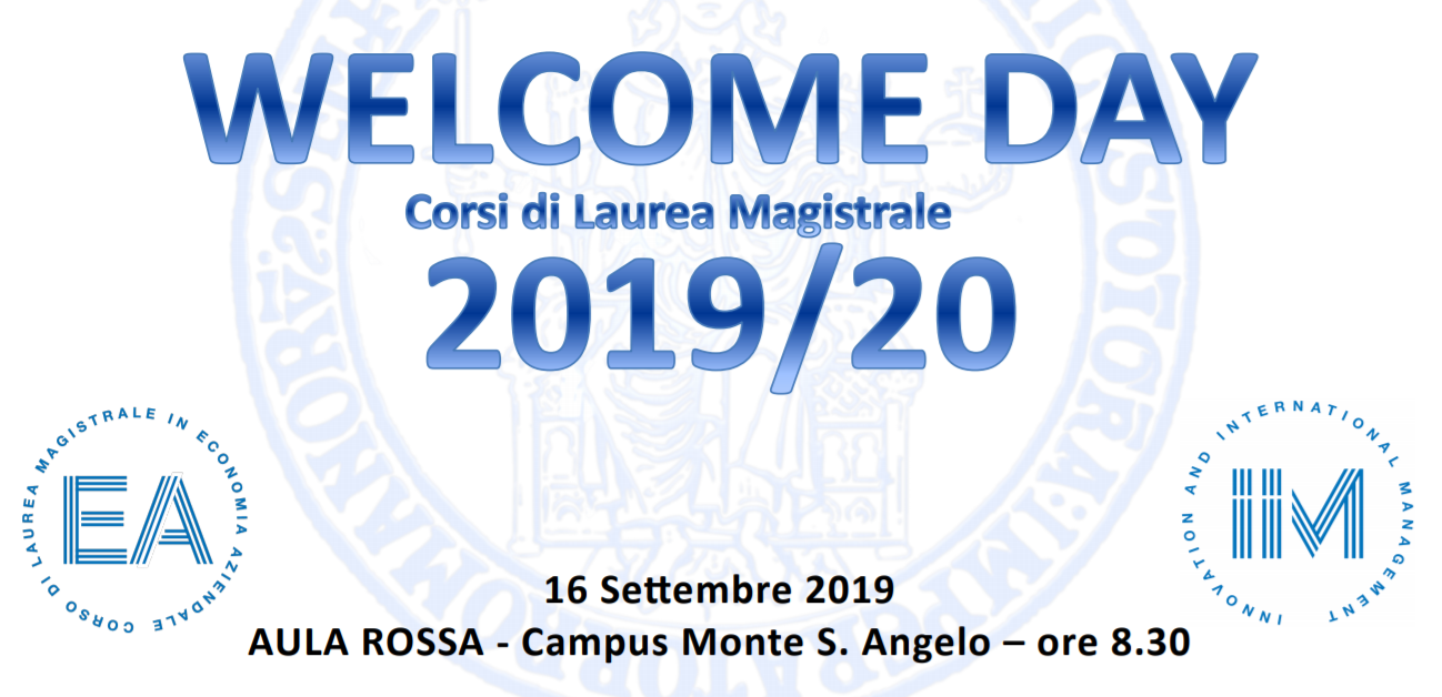 Welcome Day Magistrali